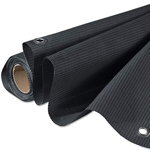 Windhager Balkonblende Sichtschutzmatte Aeris, Sonnenschutz 0,9 x 5 m, Anthrazit