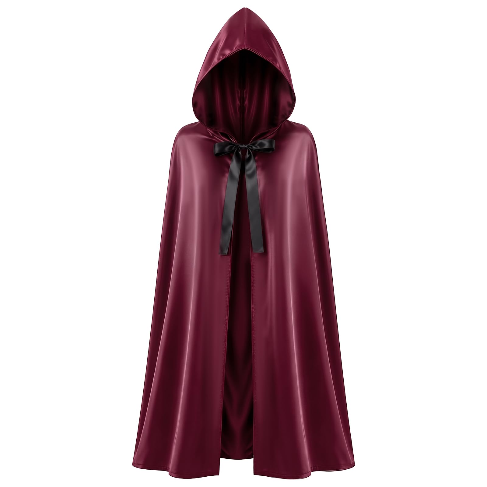 AUYAO Adults Medieval Costume Hooded Cape Renaissance Unisex for Halloween