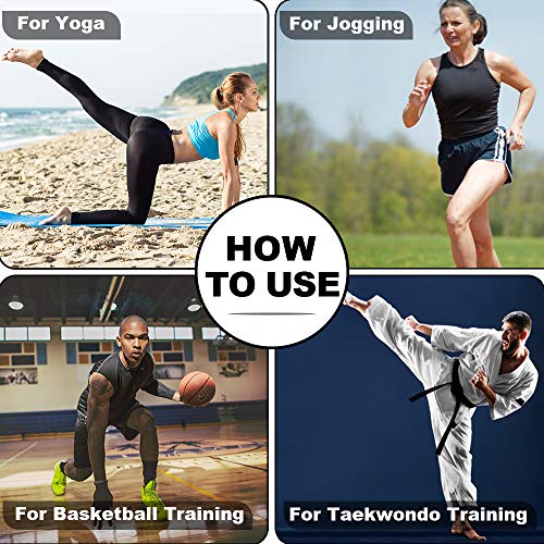 Prodigen Adjustable Ankle Weights Set for Men & Women Ankle Wrist Weight for Walking, Jogging, Gymnastics (Gray, 5lbs Each)