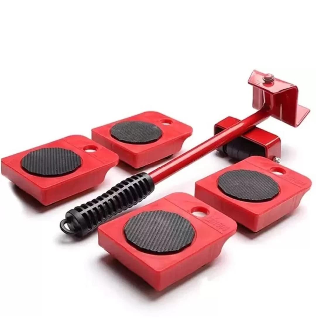 MBKHACHAR Furniture Lifter/Shifter Tool-4 pcs 3.9"x3.15" Furniture Slides Kit, Furniture Move Roller Tools Max Up for 150KG/331LBS 360 Degree Rotatable Pads, Easily Redesign and Rearrange- (B0C5TN648K) Amazon Price History, Amazon Price Tracker