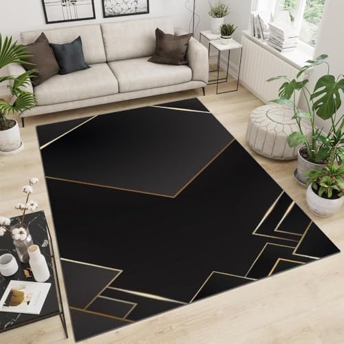 Tapis 3D rayures de texture géométrique au design contemporain