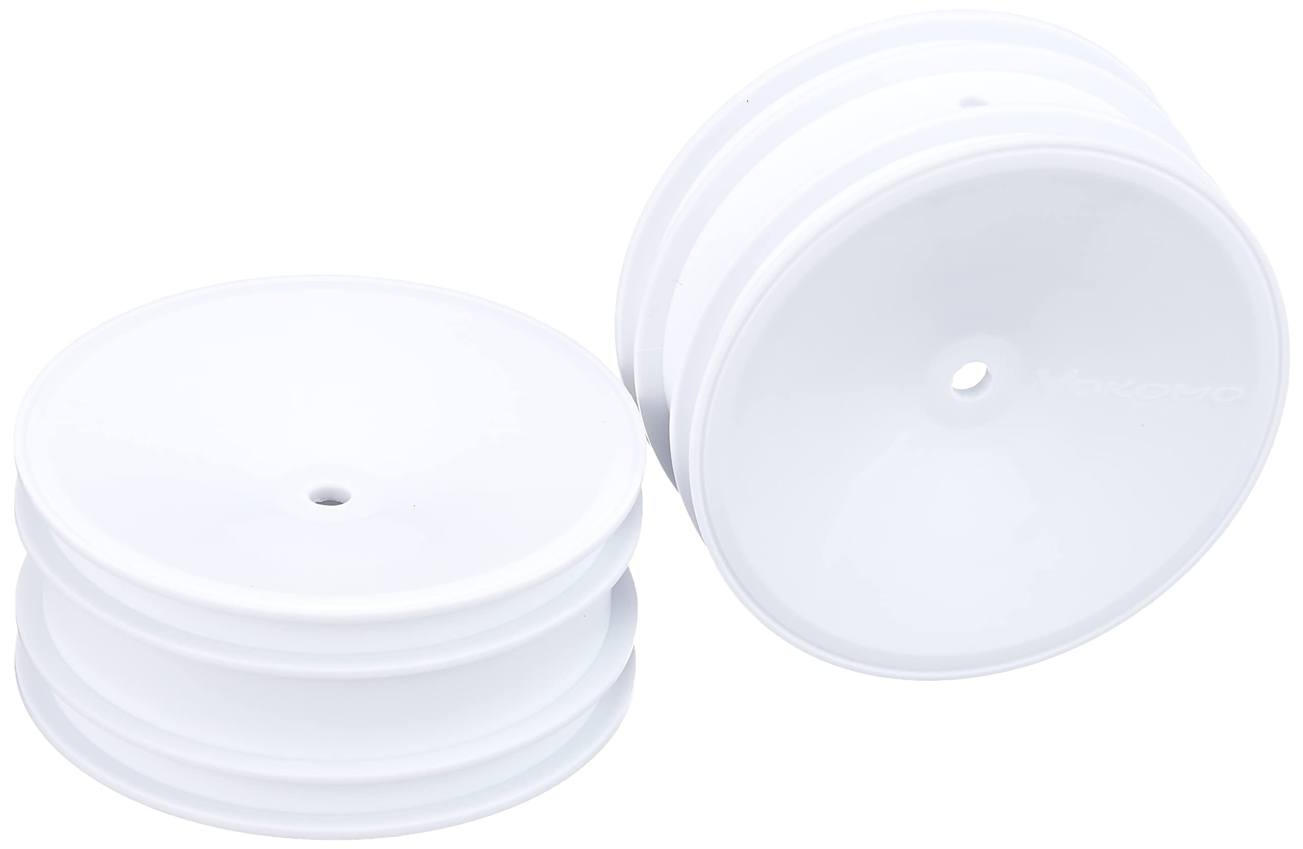 Yokomo Hex Hub 2wd Buggy Front Wheel (White)