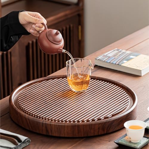 Plateau à thé en bambou TUSUOD pour une décoration de table - 5