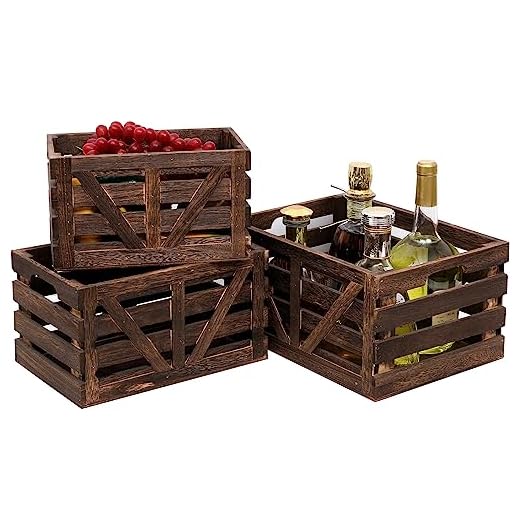 33+ Creative Toilet Paper Storage Ideas You Need to Try 5 LYDWOO8D Wooden Storage Crates Nested Crates Set of 3 (Large,Medium,Small),Farmhouse Decorative Boxes with Handles for Home Organization,Display,Brown Wood Crates