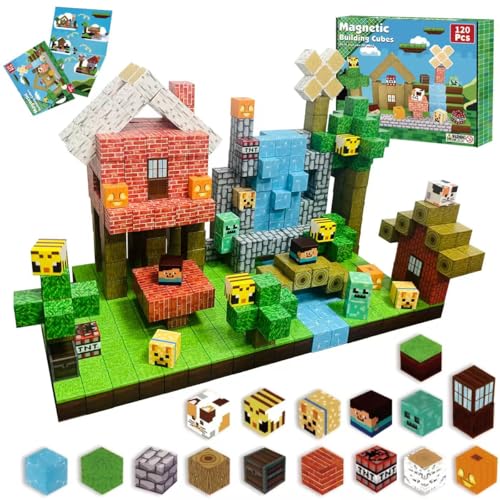 Lottmopi 120pcs Magnetic Building Blocks