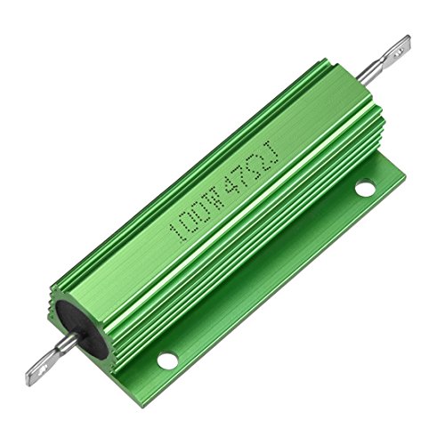 Résistance 100W 47 Ohm en aluminium vert Sourcingmap pour LED