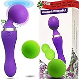 Personal Massager Handheld Deep Tissue Mini Wand Massagers for neck and back massager handheld Back Massage Stick & Deep Tissue Back Massager Ball, Magic 9 Speed Wand Personal Massagers Rechargeable