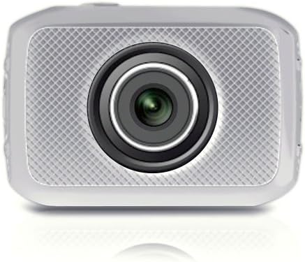 Pyle PSCHD30SL Mini High-Definition Sports Action Wide-Angle HD Camera & Camcorder, 720p, SD Card Slot, Touchscreen (Silver)