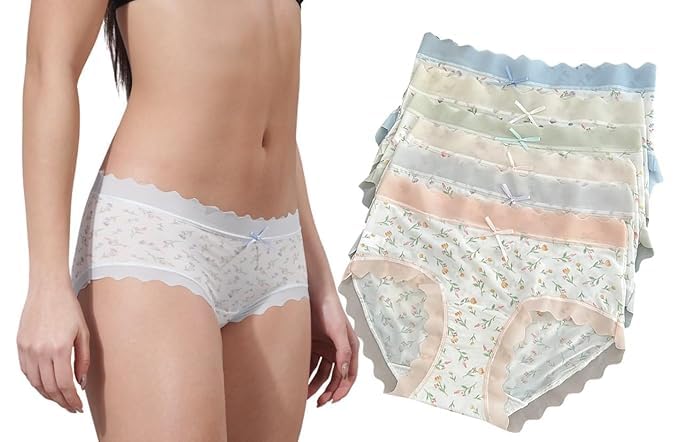 Women's Medium Coverage Super Combed Cotton Elastane Stretch Mid Waist Bikini with Concealed Waistband and Stay Fresh Treatment-image-48