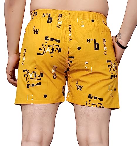 Image of Tapia Men's Cotton Regular All Over Print Boxer Shorts