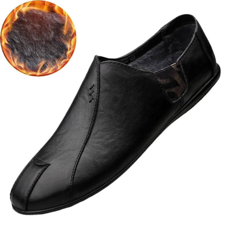 Formal Shoes for Men Vegan Pu Leather Slip-on Pointed Toe Wedding Loafers2