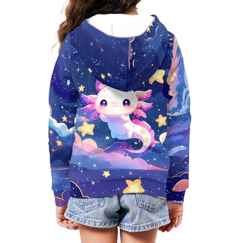 Image of Unisex Zipper Sweatshirt Boys Girls Hooded with 2 Pocket Pullover Hoodies for 6-16Y Kids
