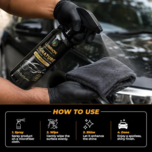 Image of Signature Multi Purpose Shiner - Premium Car Polish for Interior & Exterior, UV Protectant & Dust Repellent for Plastic, Vinyl & Leather | 500ml
