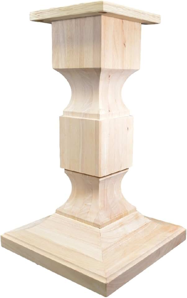 wood pedestal