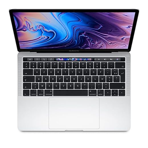 2019 Apple MacBook Pro Touch Bar with 2,4 Ghz Intel Core i5 (13-inch,8 Go RAM,256 Go SSD) Argent (Renewed)