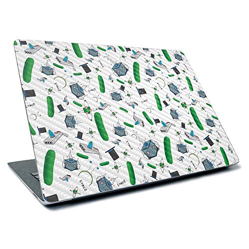 Image of MightySkins Carbon Fiber Skin for Microsoft Surface Laptop 3 13.5 inch (2019) - Science Cartoon | Textured Carbon Fiber Finish | Easy to Apply, Remove, and Change Styles | Made in The USA