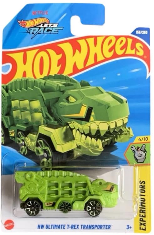 Amazon.com: Hot Wheels Let's Race, Ultimate T-Rex Transporter