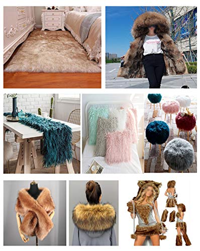 Effen Faux Bont Stof Lange Stapel 12 Cm Luxe Shag Stof Voor DIY Crafting Photo Prop Backdrop Fursuit Area Tapers… - Image 8