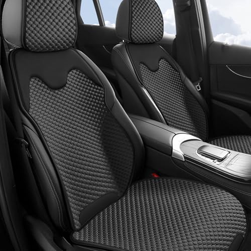 に適用三菱ランサー エボリューションX フロアマット 平成19年10月~平成27年9月車用シートカバー クッション 5人乗り 四季通用 涼感透气 汎用シートカバー 滑り止め性 汗対策 耐摩耗性 通気性 簡単なインストール 5席(黒)