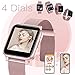 Smartwatch Mujer, Hommie Reloj Inteligente Mujer 1.3” Táctil Completa, Pulsera Actividad Mujer...