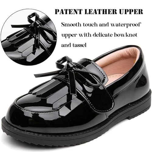 Image of PPXID Girl's British Style School Uniform Shoes Princess Performance Oxford Shoes