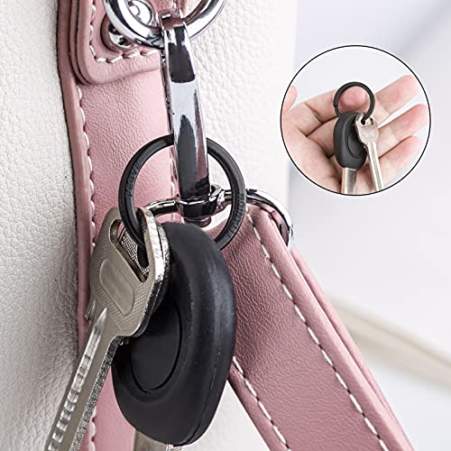 Image of FEGVE Titanium Key Chain Rings Split Rings 4 Pack - Durable, Lightweight and Corrosion-Resistant Keyrings for Home & Car Keys