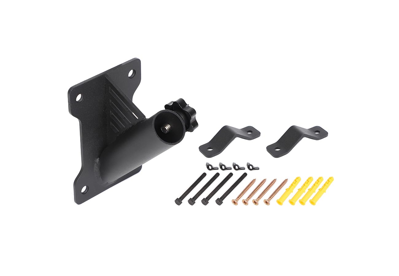 METERXITY Fahnenmastclips 4er-Set – Aus Edelstahl, Verstellbar 0,2-0,5 Zoll, Mit Haken