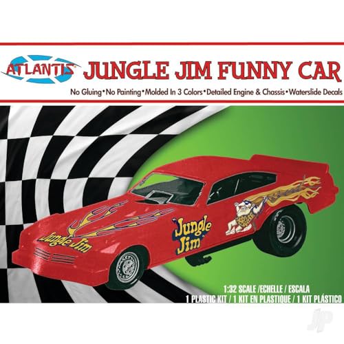 Atlantis Plastic Model Kit - Snap Jungle Jim Funny Car miniatura 1