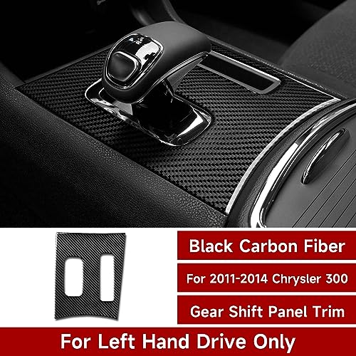 Image of Car Gear Shift Panel Decals for 2011 2012 2013 2014 Chrysler 300 / 300C / 300S / Limited /Base Accessories Carbon Fiber Stickers