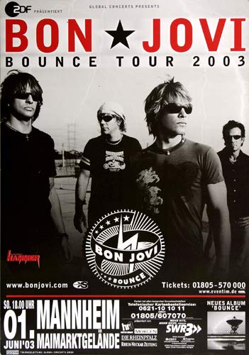 BON JOVI 2006 BOUNCE ツアーパンフ Yahoo!オークション -「bon jovi」(パンフレット) (記念品