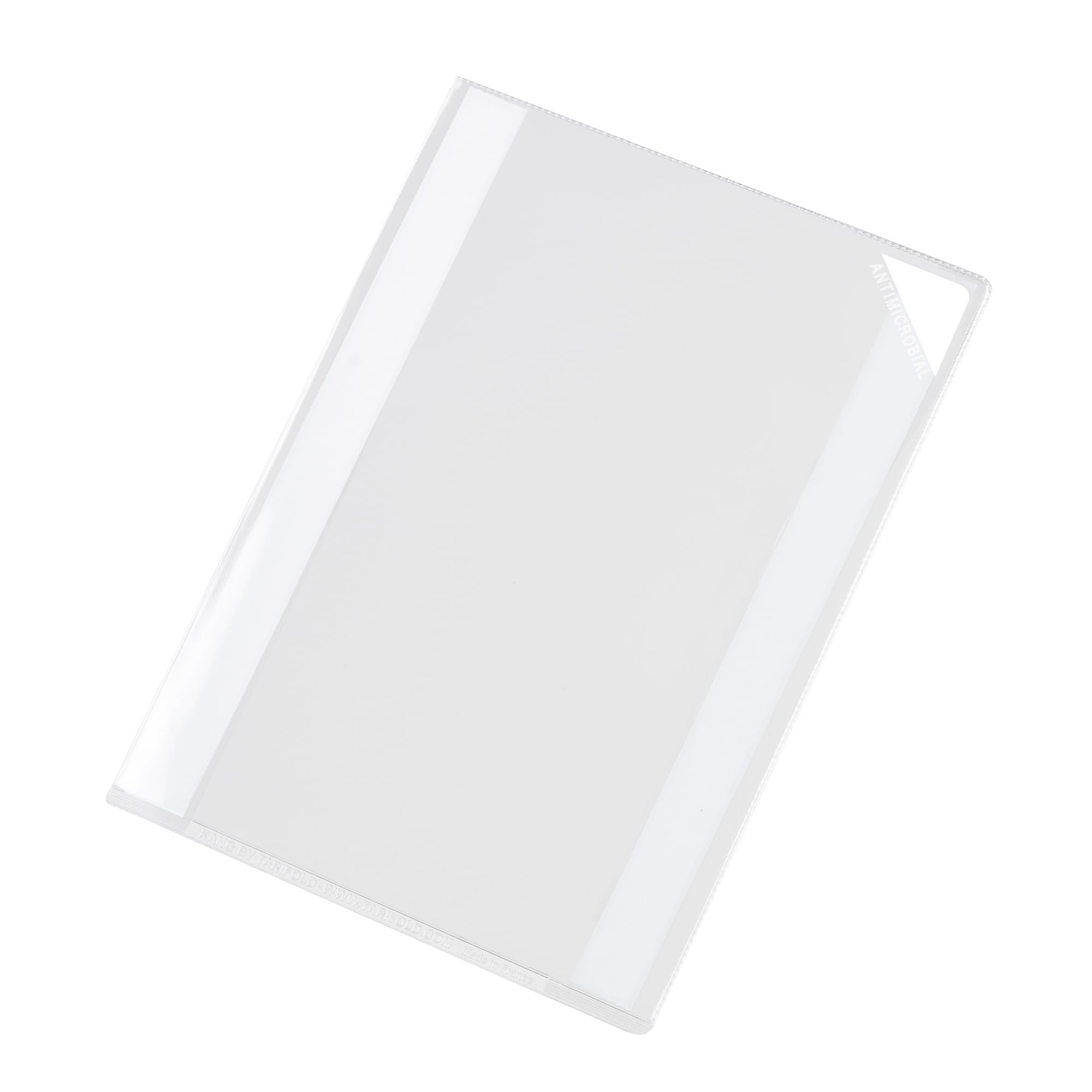 Djois made by Tarifold 194715 – Pack 5 Fundas ANTIMICROBIANA Adhesiva A4 Carteles, Señalización | Eficacia Probada 99,​9%| Kang Easy clic Reposicionable, cierre magnético