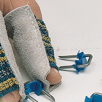 Split Leather Open End Thumb Guard, Medium (12 Pack)