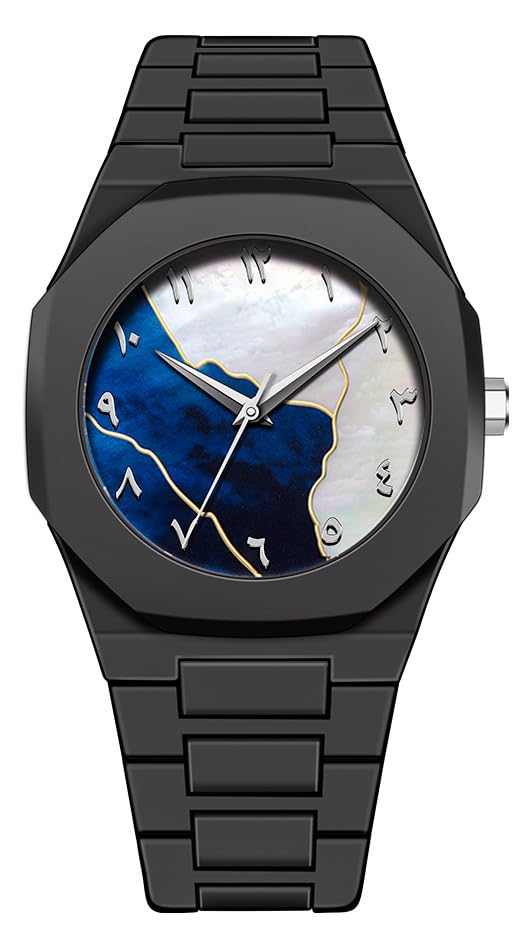 FANMIS Men's Anime-Inspired Fashion Sketch Wristwatch Minimalist Creative Wormhole Design Stylish and Durable Timepiece for Men's Sports Watch