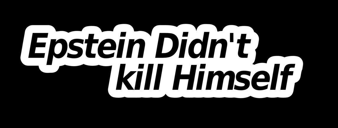 epstein didnt kill himself meme funny decal sticker,car