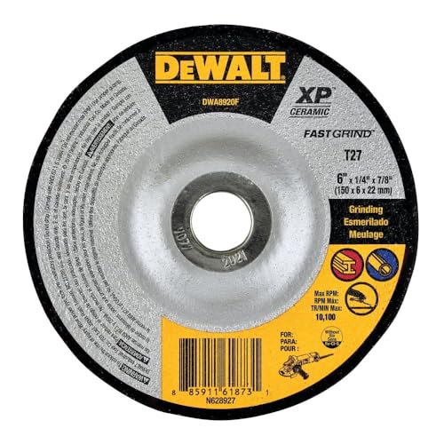 Dewalt Xp Ceramic Grinding Wheel 6 X 1/4 X 7/8