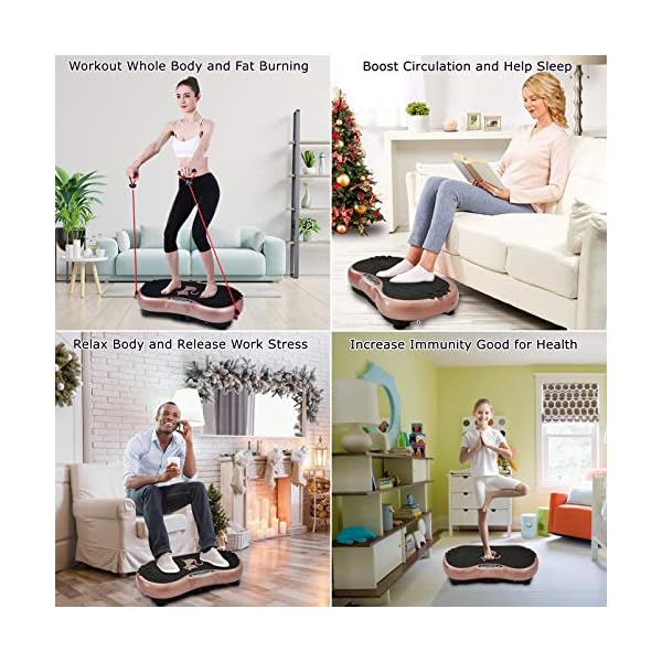 Ravs-Vibration-Plate-Exercise-Machine-Whole-Body-Workout-Machine-Vibration-Fitness-Platform-Machine-Home-Training-Equipment-with-Resistance-Bands-Remote-Control-and-Max-Load-330lbs RAVS Vibration Plate Exercise Machine Whole Body Workout Machine Vibration Fitness Platform Machine Home Training Equipment with Resistance Bands, Remote Control and Max Load 330lbs