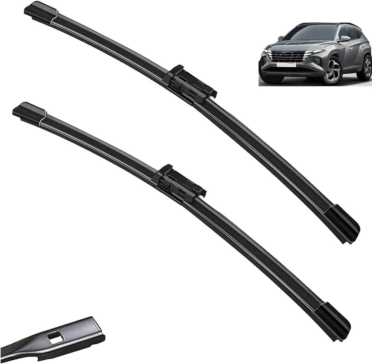 DZTYNKO Car Windscreen Wiper Blades Set for Hyundai Tucson 2020-2023 26in+16in, Front Window Wipers for Clear Visibility, Replacement Wiper Blades