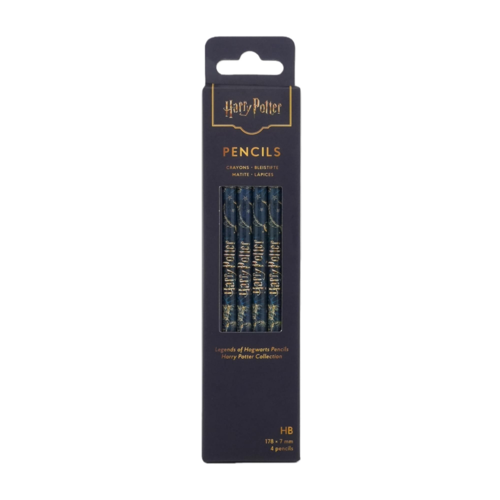 Legends of Hogwarts Harry Potter Collection Pencil 4 Pack by Paperblanks
