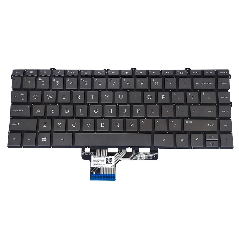Klawiatura podświetlana do laptopa HP Spectre X360 13W 13-AW AE000 13-AC 13-W030 W010 13-ad000 13-ad 9Z.NECBQ.20E (USA, angielski, IT, włoski)(US Backlit 13 AW)