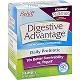 Schiff Vitamins Digestive Advantage - Daily Probiotic - 50 Capsules, Health Supplements, Probiotics