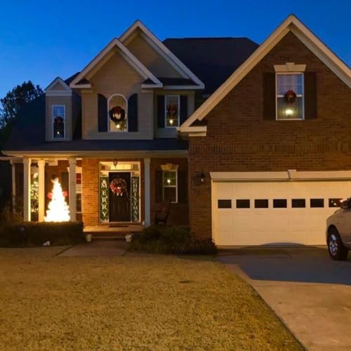 10 Pack Window Candles +20 AA Batteries(Include,Run More Than 400 Hours) + Candleholders + Suction Cups+ 2 Remote. 8'' Tall. IVORY LED Battery Powered Candle. 3D Flickering Wick, Timer Function by NONNO & ZGF - Image 9