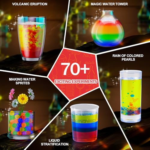 Science Kits for Kids - 70 Experiments Science Kit for Kids Age 6-12 Year Old, STEM Educational Science Toys Gifts for Girls Boys, Chemistry Set, Crystal Growing, Erupting Volcano - Image 5