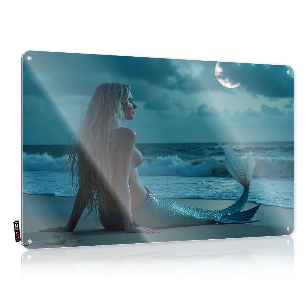 Metal Sign Decor Inside Retro & Vintage Wall Hanging Folded Edge : Input Data May Contain Inappropriate Content. Fishing | Bathroom Art