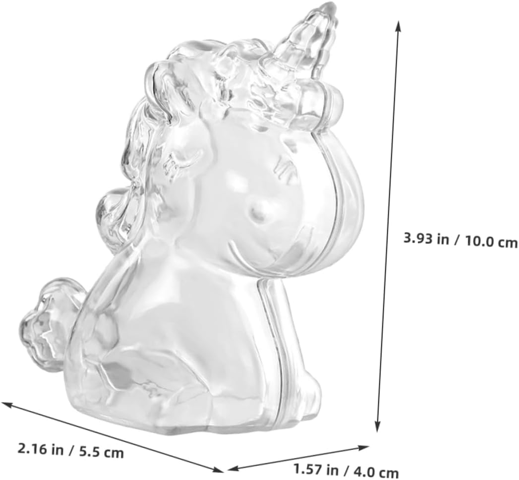CAXUSD 24pcs Unicorn Plastic Xmas Halloween Season Candy Box image 2