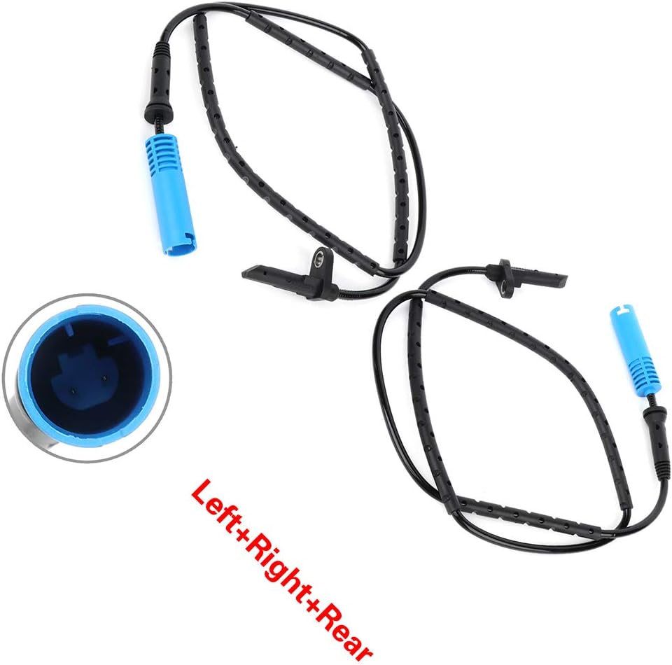 INEEDUP Left+Right+Rear ALS1845 5S10522 ABS Wheel Speed Sensor ABS Sensor Compatible for 2009-2012 for BMW 328i xDrive, 2007-2008 for BMW 328xi, 2006 for BMW 330xi, 2005-2006 for BMW 325xi