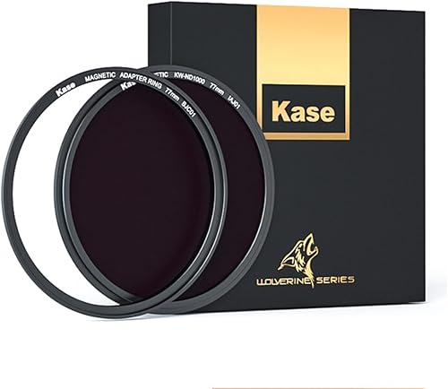 Miniatura 5 de Kase Wolverine ND8 - Filtro magnético de densidad neutra (3 paradas) de 3.031 in con anillo adaptador de lente de 3.031 in para lente de cámara,