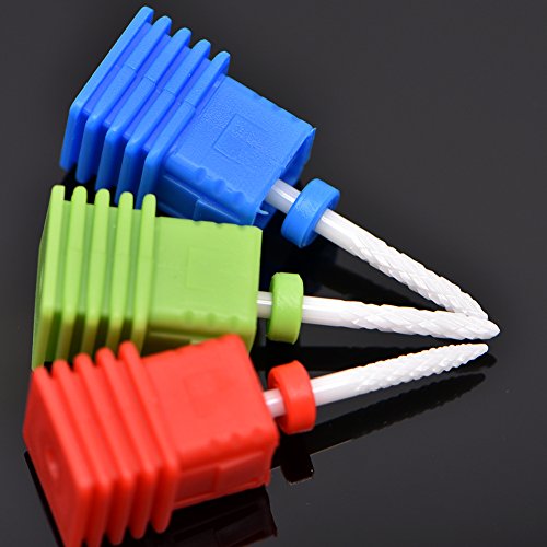 Set de Puntas de Cerámica para Taladro de Uñas 3/32" miniatura 6