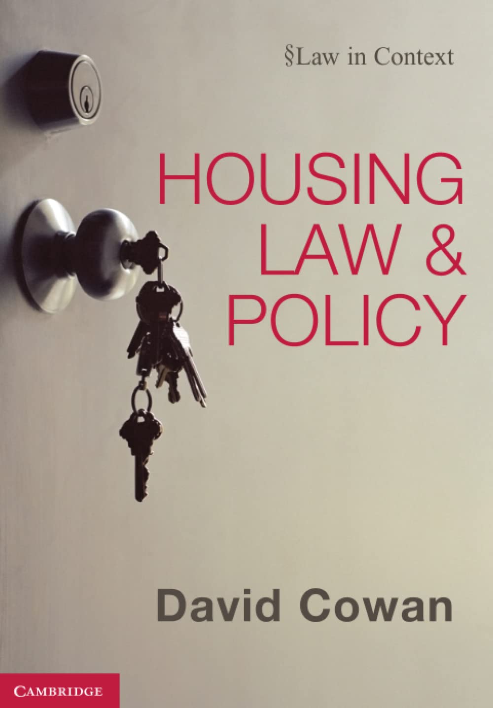 Housing Law and Policy (Law in Context)