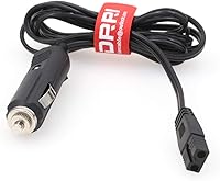 Vista 10 de DRRI Compresor portátil de ángulo recto de 12 V CC, mini refrigeradores de automóvil, cable de alimentación termoeléctrico universal para automóvil