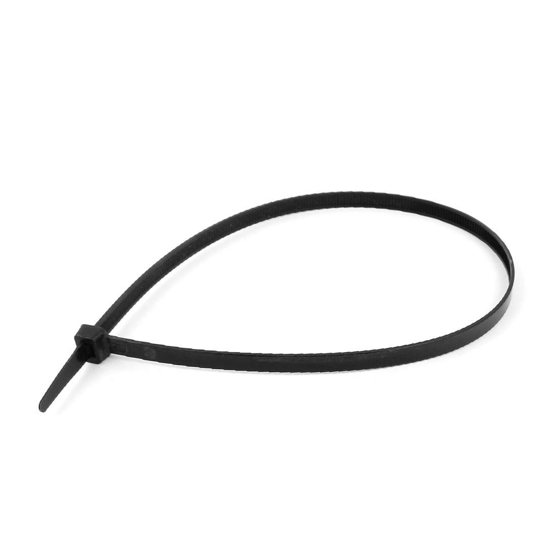 New Lon0167 10 mm x 500 mm en nylon verrouillage auto câble zip Ties Fastener Noir 100 pcs(10mm x 500mm Nylon selbstsichernde Kabelbinder Verschluss schwarz 100st
